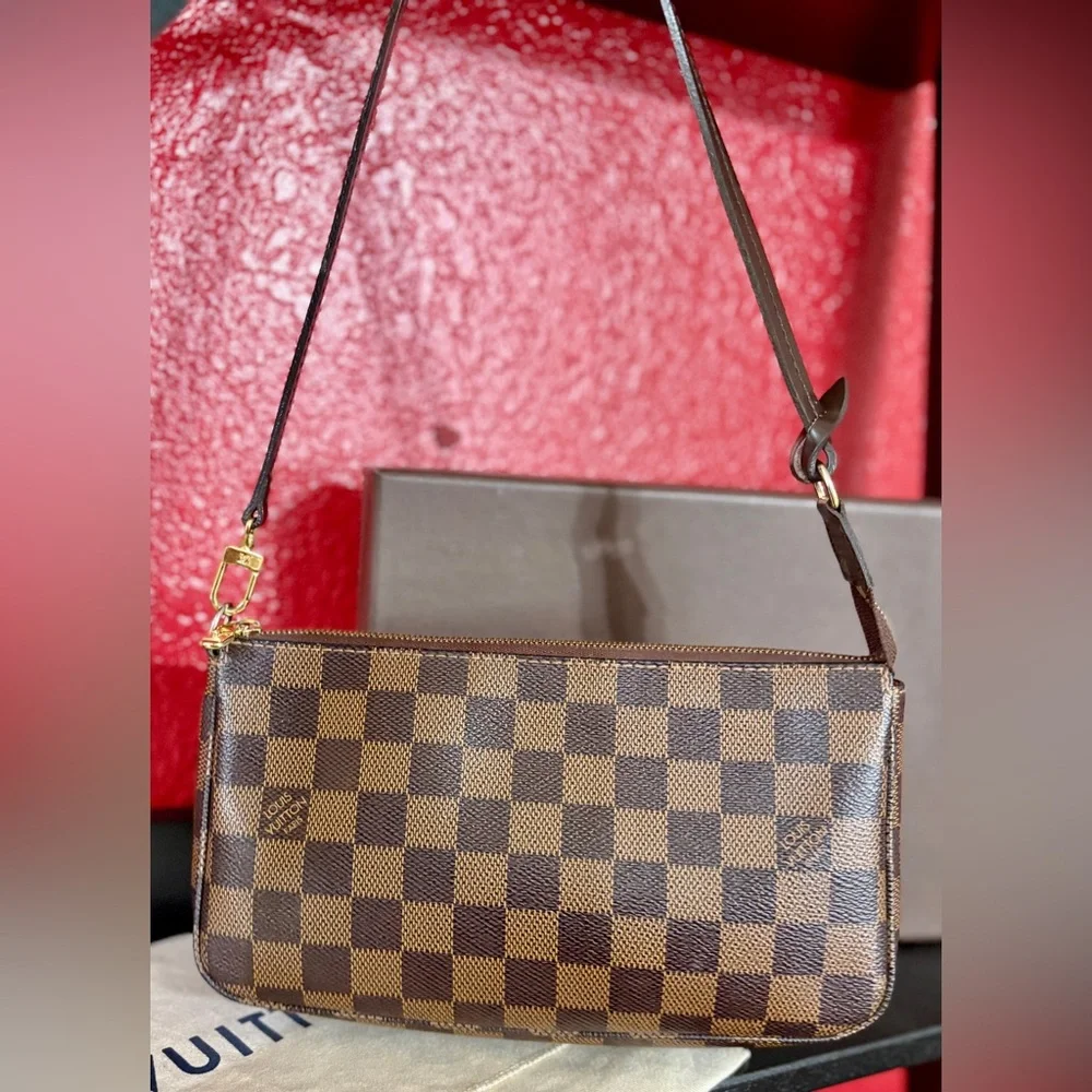Auth Pochette Accessories NM (2012) Damier Ebene - Picture 14 of 15